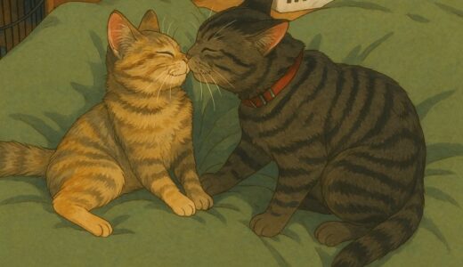 【保護猫】さち（幸）とふく（福）は相思相愛　我が家のビューティペアに癒される