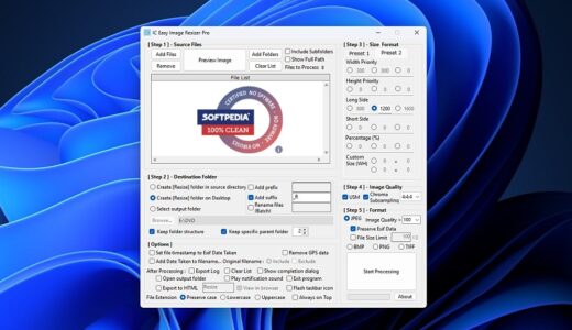 IC Easy Image Resizer Pro: The Professional Standard for Batch Image Optimization　100% Clean & Safe – Certified by Softpedia